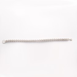 Bracciale - Braccialetto in Argento 925‰ a Catena Maglia Doppia Rolò