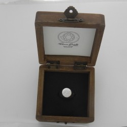 Anello con Iniziale (Lettera Sigla) in Argento - Sigillo Tondo (chevalières) - per Ragazza e Ragazzo - Uomo Donna