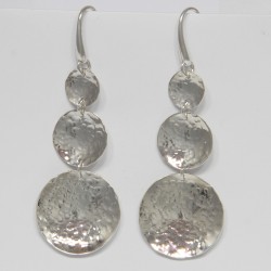 Orecchini antichi in oro e argento con diamanti di taglio antico (4.50 - Antichità Galliera