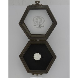 Sigillo ottagonale con Iniziale o monogramma (Lettera) - (chevalières) - Anello in Argento per Ragazza e Ragazzo, Uomo Donna