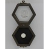 Sigillo ottagonale con Iniziale o monogramma (Lettera) - (chevalières) - Anello in Argento per Ragazza e Ragazzo, Uomo Donna