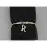 Bracciale - Braccialetto in Argento semirigido e catena maglia Rolò 