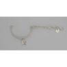 Bracciale - Braccialetto in Argento semirigido e catena maglia Rolò 
