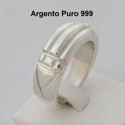 Argento puro 999 - Anello di RA - del Re, Anello di Atlantide, di Karnak, Anello Luxor 