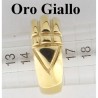 Anello di RA oro Giallo - Anello del Re, Anello di Atlantide, Anello di Karnak, Anello Luxor - Reiki