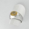 Anello in Oro con Zaffiro Giallo (Corindone Giallo)