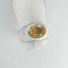 Anello in Oro con Zaffiro Giallo (Corindone Giallo)