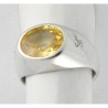 Anello in Oro con Zaffiro Giallo (Corindone Giallo)