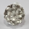 Anello a Fiore in Argento Fatto a Mano