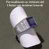 Anello Argento con Zaffiro sintetico carrè, sigillo (Chevalières)