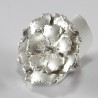 Anello a Fiore in Argento Fatto a Mano