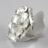 Anello a Fiore in Argento Fatto a Mano