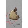 Ciondolo - Pendente in Oro a Cuore con Diamante taglio Brillante