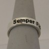 Anello Fascetta - Fede a fascia in Oro con Incisione Esterna - Nome, Dedica, Frase, ecc