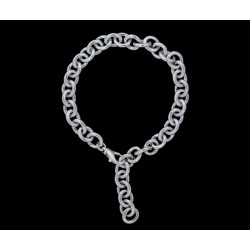 Bracciale - Braccialetto in Argento a catena, maglia Rolò