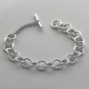 Bracciale - Braccialetto in Argento a catena, maglia Rolò