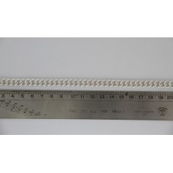 Bracciale - Braccialetto in Argento a catena, maglia Groumette