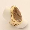 Anello in Oro Giallo 750/1000 con Quarzo Rutilato