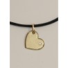 Ciondolo - Pendente in Oro a Cuore con Diamante taglio Brillante