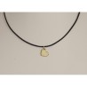 Ciondolo - Pendente in Oro a Cuore con Diamante taglio Brillante