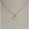 Ciondolo - Pendente in Oro a Cuore con Diamante taglio Brillante