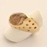 Anello in Oro Giallo 750/1000 con Quarzo Rutilato