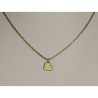 Ciondolo - Pendente in Oro a Cuore con Diamante taglio Brillante