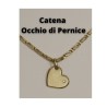 Ciondolo - Pendente in Oro a Cuore con Diamante taglio Brillante