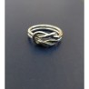 Anello con Nodo in Argento 925-1000
