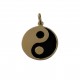Ciondolo in Oro 750/1000 medaglia con simbolo "Yin e lo Yang" - Namasté