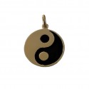 Ciondolo in Oro 750/1000 medaglia con simbolo "Yin Yang" - Namasté