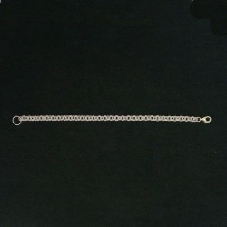 Bracciale - Braccialetto in Argento 925‰ a Catena Maglia Doppia Rolò