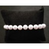 Bracciale - Braccialetto Perle con Chiusura Anello a Molla in Argento 925 - Infilatura a Nodi