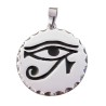 Ciondolo - Medaglia in Argento con Occhio di Horus