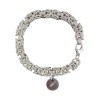 Braccialetto - Bracciale Argento 925‰ a Catena Maglia Bizantina - lavorazione a mano (Handmade) - Made in Italy