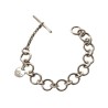 Bracciale - Braccialetto in Argento a catena, maglia Rolò Lucida
