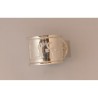 Anello a Fascione in Argento con Simboli Egizi