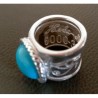 Anello a Fascione in Argento con Simboli Egizi