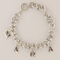Bracciale in Argento 925 a catena, fatto a mano, ogni bracciale è unico