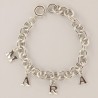 Bracciale in Argento 925 a catena, fatto a mano, ogni bracciale è unico