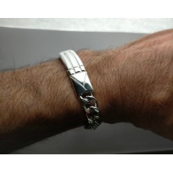 Bracciale Karnak in Argento - Catena, Groumette