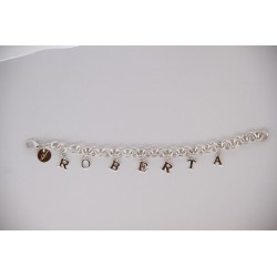 Bracciale Argento 925 fatto a mano Artigianale unico Roberta