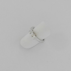Anello Trilogy in Argento Con Zirconia Cubica (Zirconi)